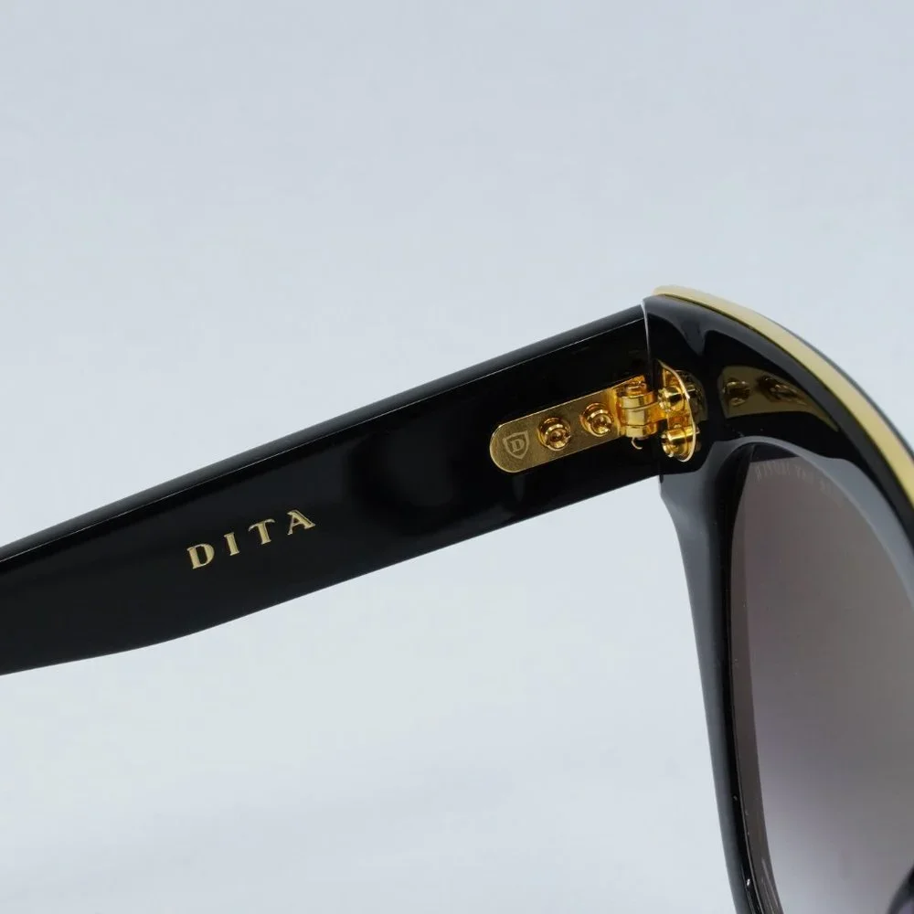 NEW DITA DAY-TRIPPER-22031-A-BLK-GLD-55-Z SUNGLASSES - Picture 10 of 13